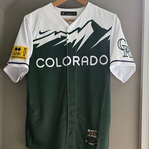 (NEW) Nike Colorado Rockies City Connect Jersey - Bryant